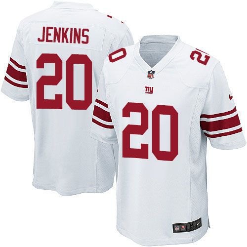 Men New York Giants #20 Janoris Jenkins Nike White Game Player NFL Jersey